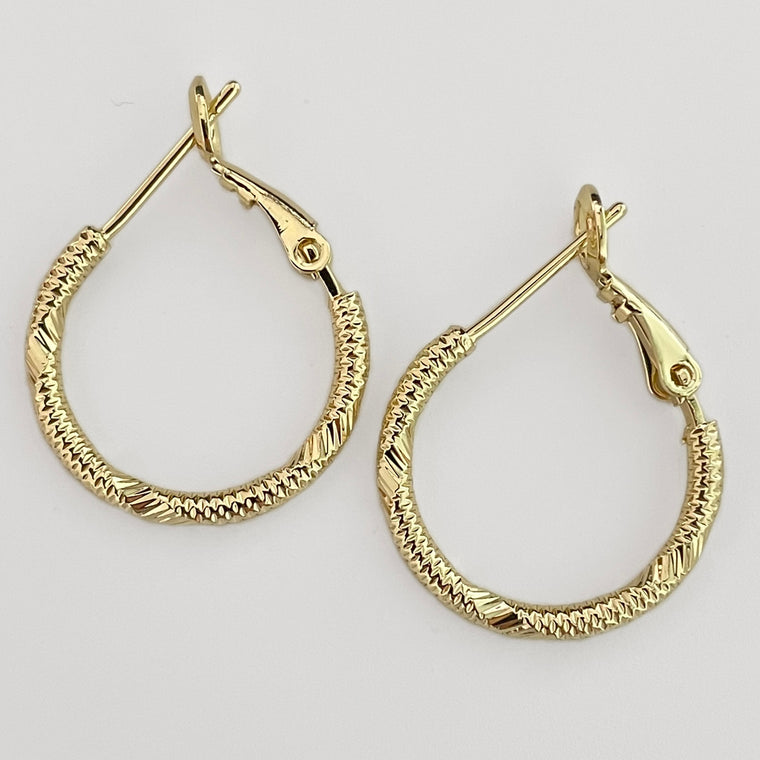 Aretes Cordón Amplio